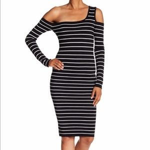 NWT Veronica Beard Striped Bodycon Dress